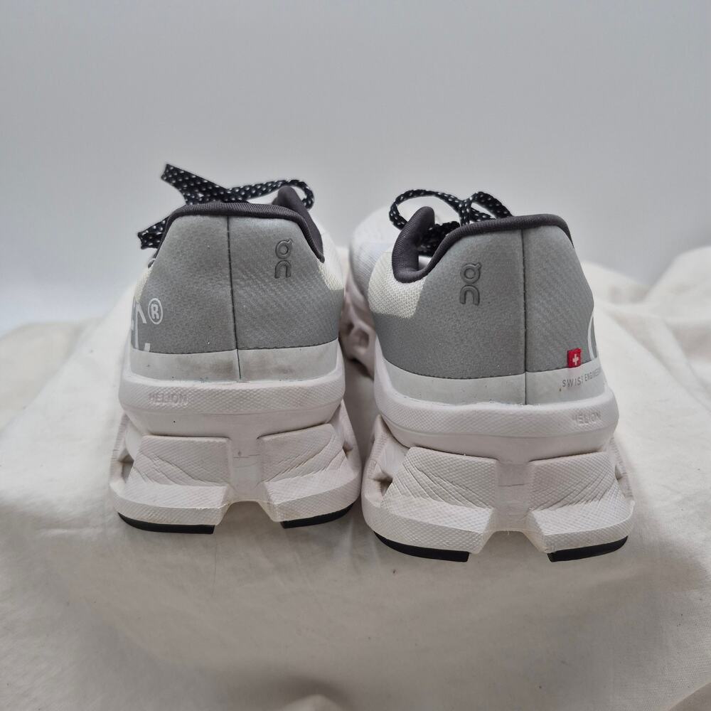 On Cloudmonster running shoes All White Women's Sneakers size 7.5 - Picture 5 of 8